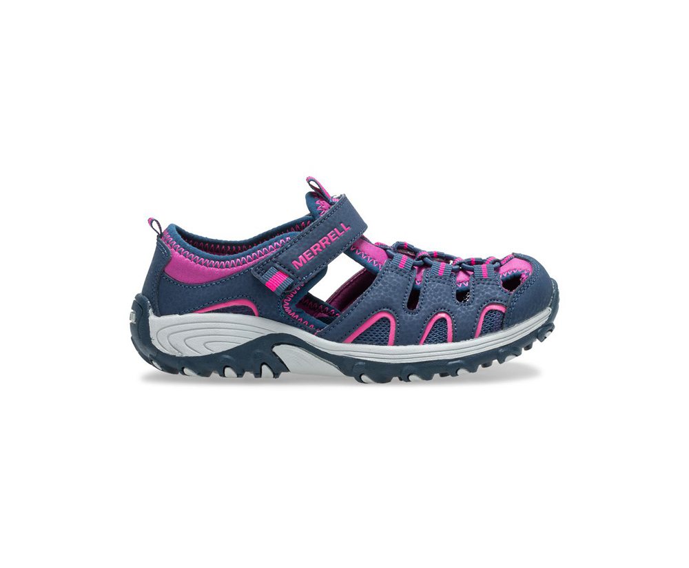 Tenis Criança - Merrell Hydro Moc H2o Hiker - Azul Marinho/Rosa - ACR087142